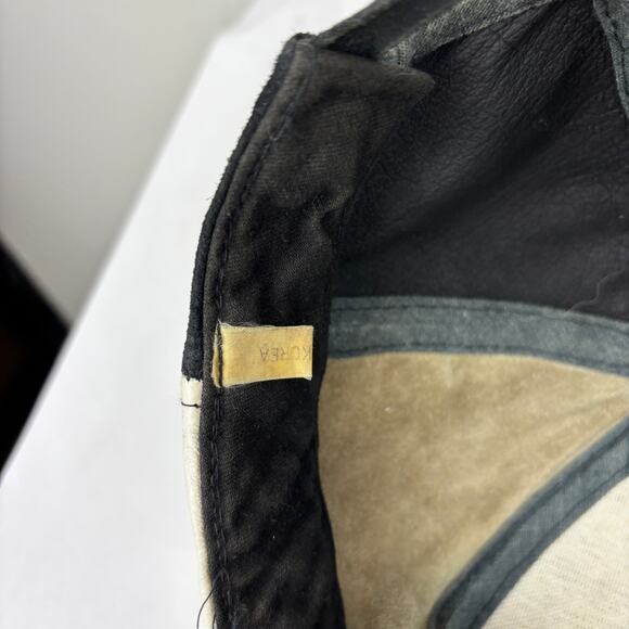 Vintage Malcolm X Suede Leather Panel Baseball Cap Adjustable Hat - Picture 8 of 13